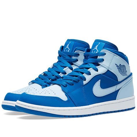 nike air jordans mid blue|jordan 1 mid royal blue.